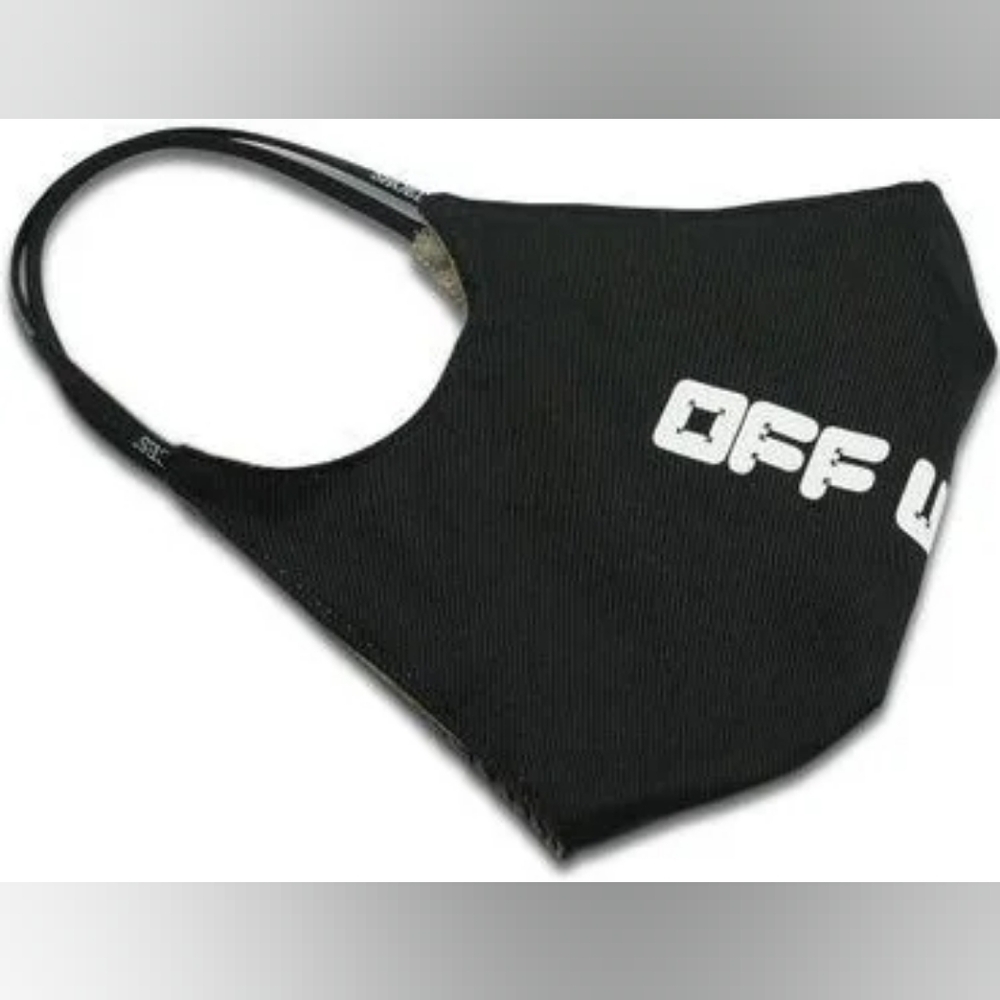 Off-White Arrow Simple Font Black Mask